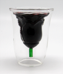 Double Walled Rose Wine/Shot Glass